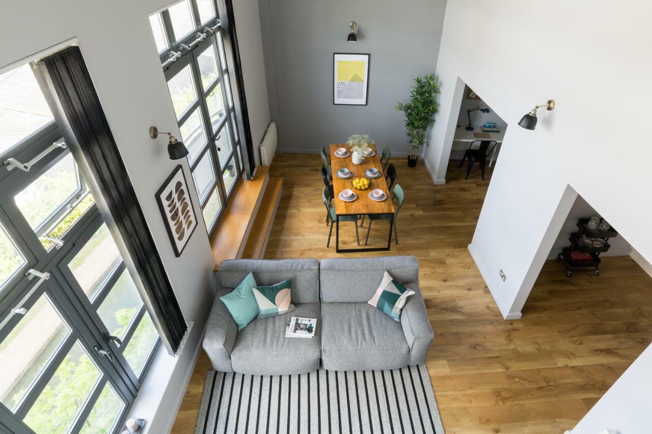 4B Loft Penthouse Industrial Decor With Canal & City Views Coventry Kültér fotó