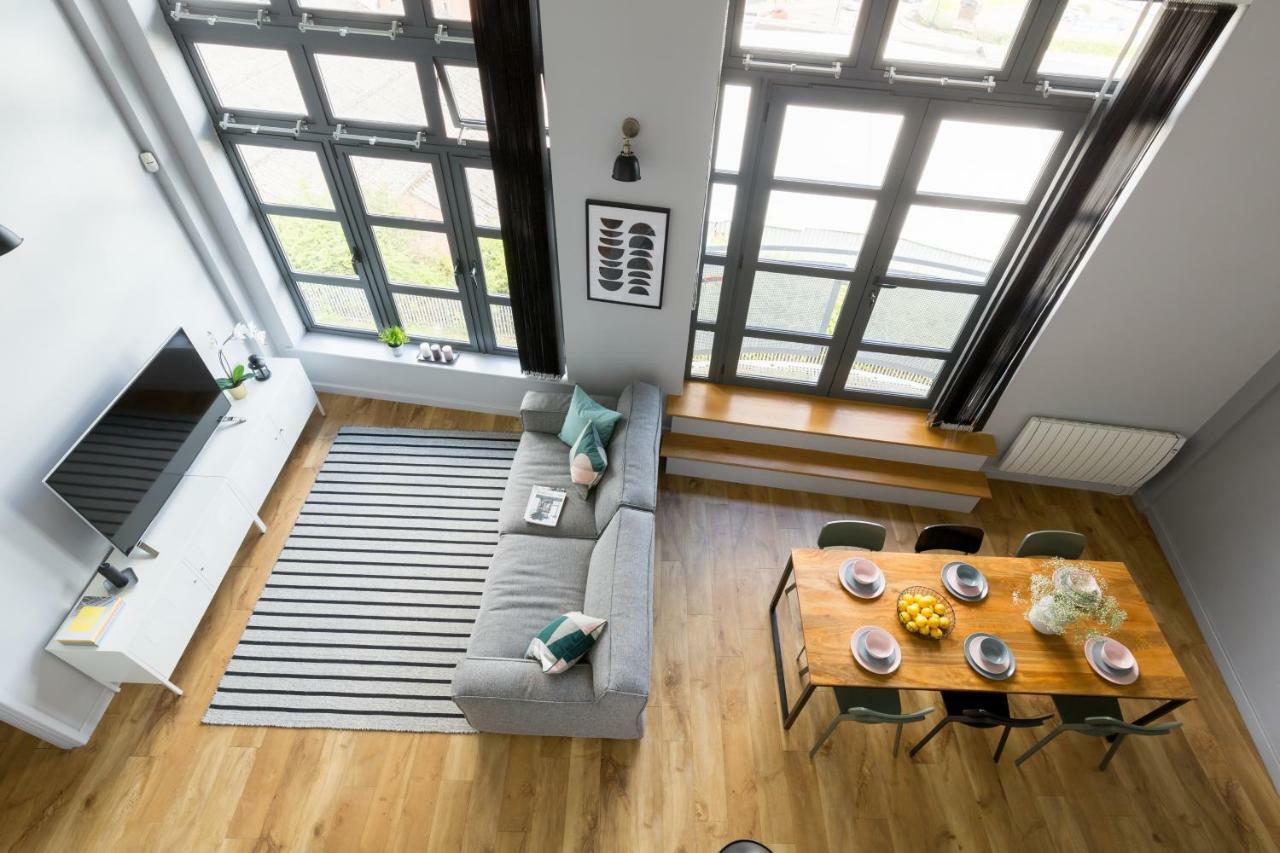 4B Loft Penthouse Industrial Decor With Canal & City Views Coventry Kültér fotó